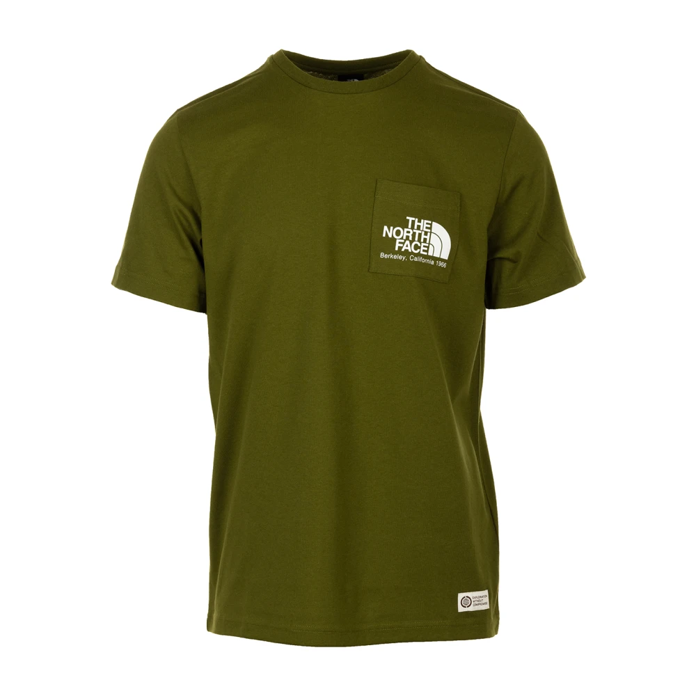 The North Face Berkeley California Groene T-shirt Green Heren
