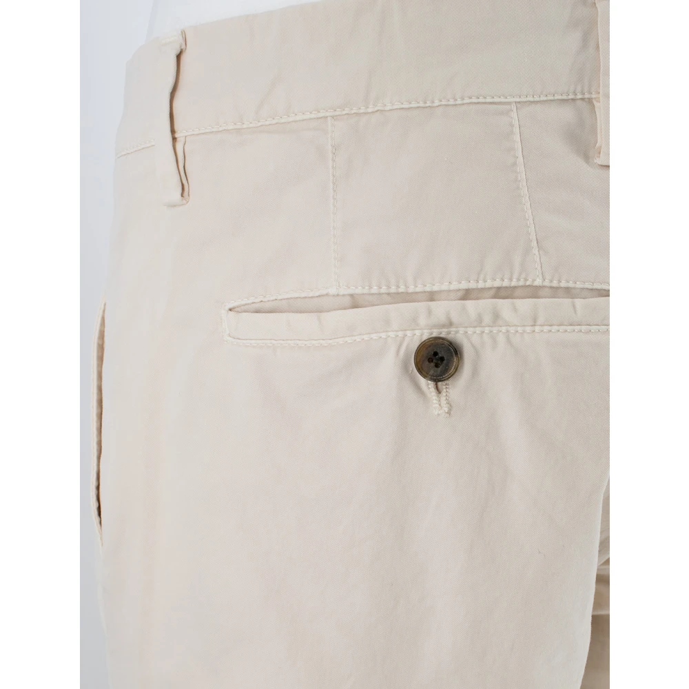 Myths Slim Fit Klassieke Broek White Heren