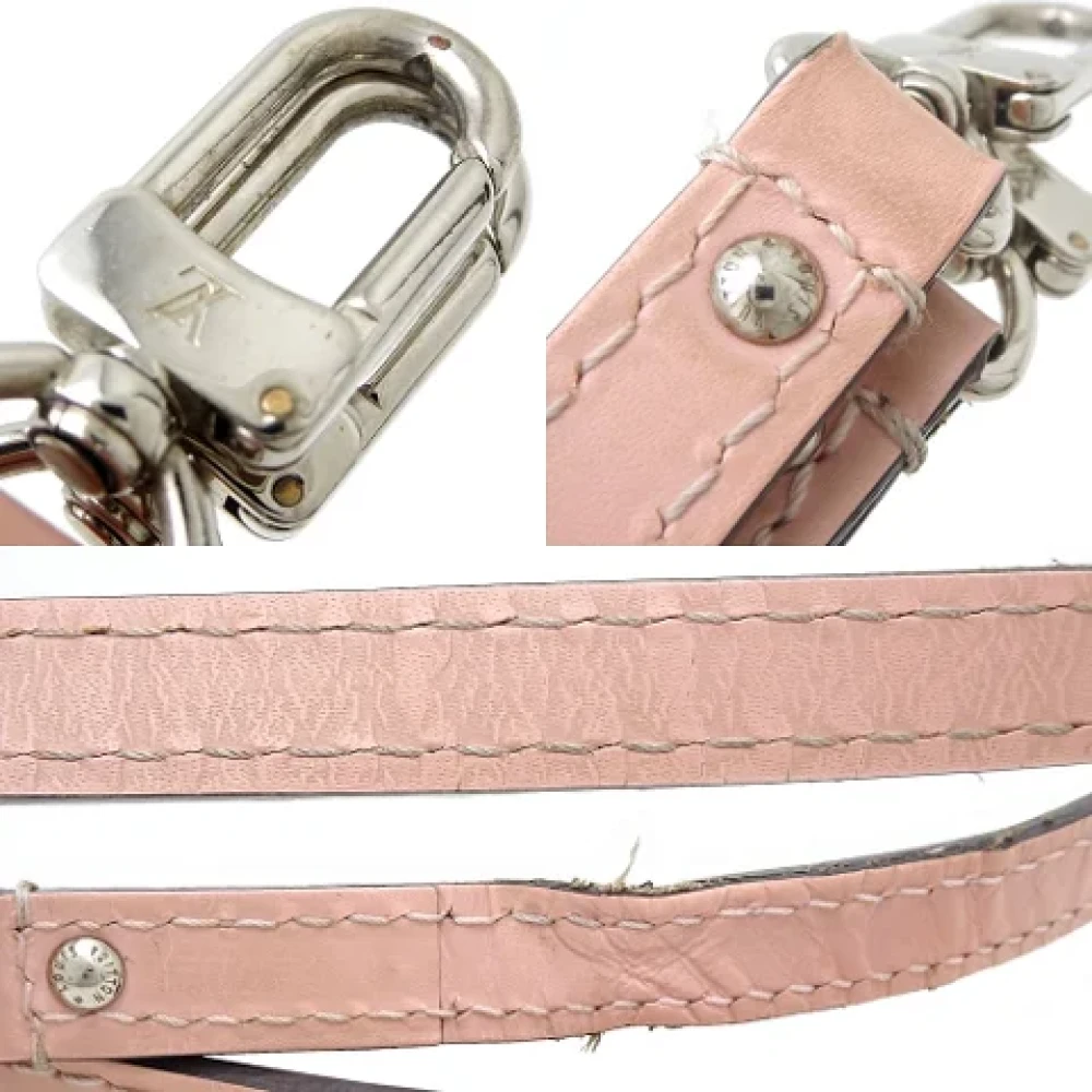 Louis Vuitton Vintage Pre-owned Leather louis-vuitton-bags Pink Dames