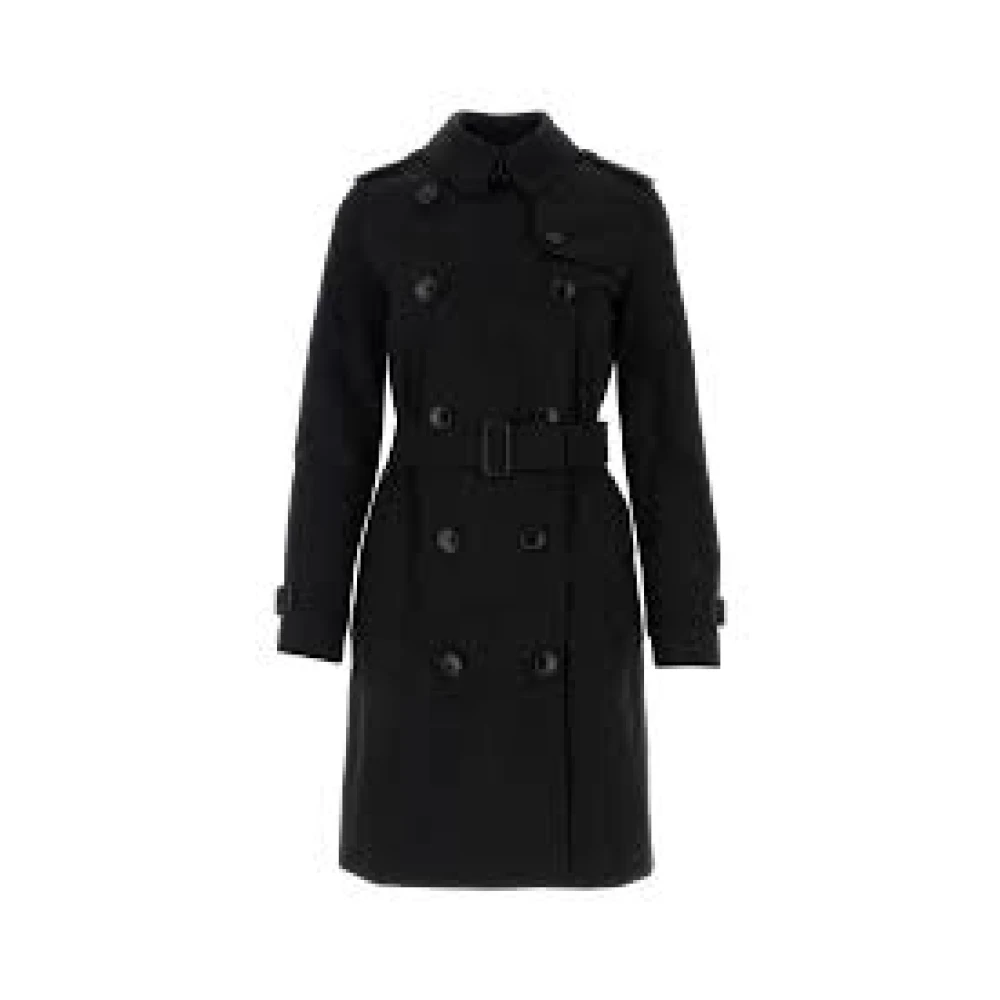 Burberry Women's Black Trench Coats, S, Trench Coat