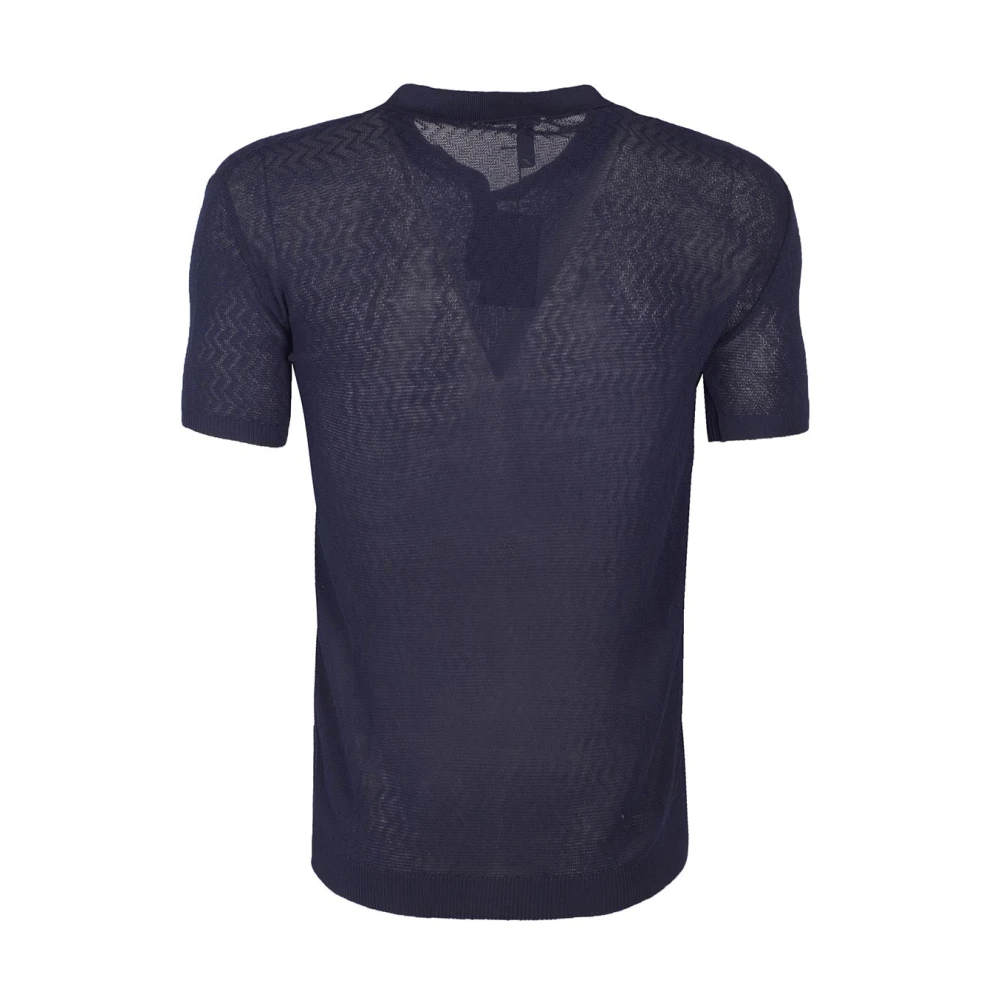 Xagon Man Polo Shirt met knoopsluiting Blue Heren