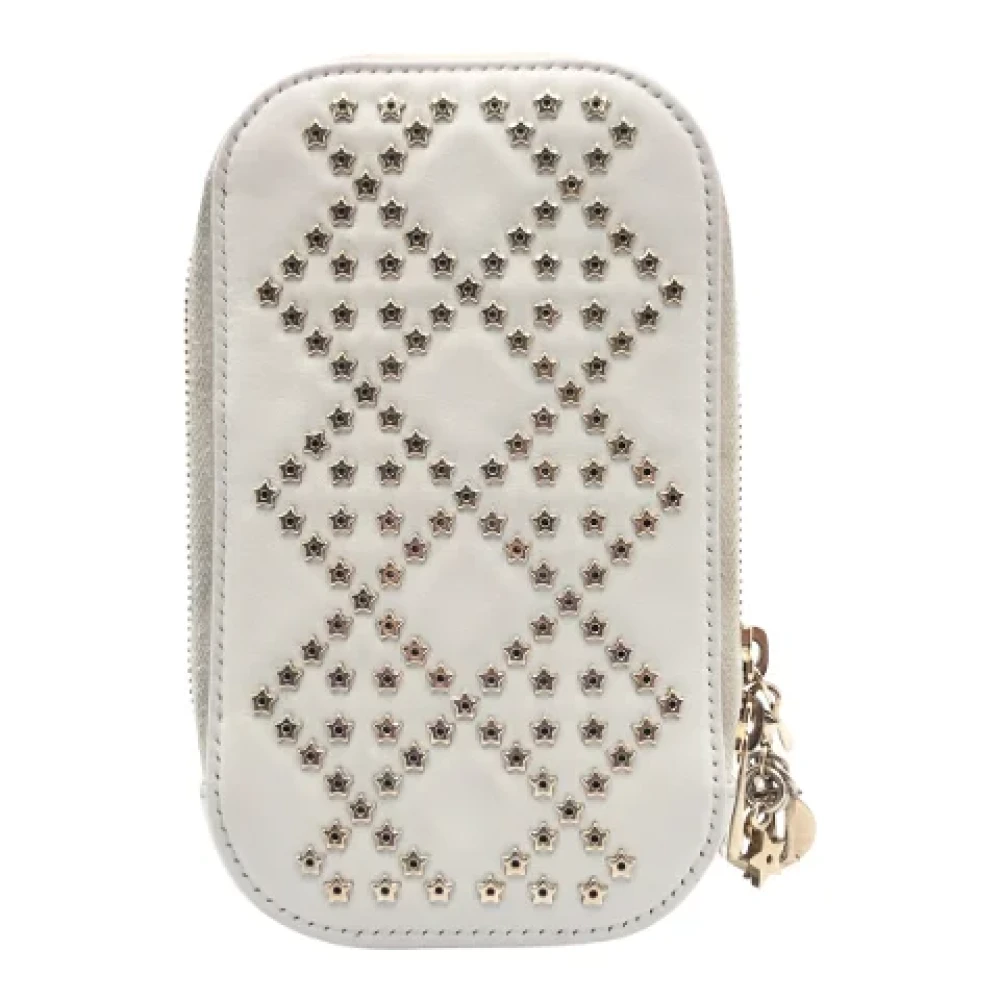Dior Vintage Pre-owned Leather dior-bags White Dames