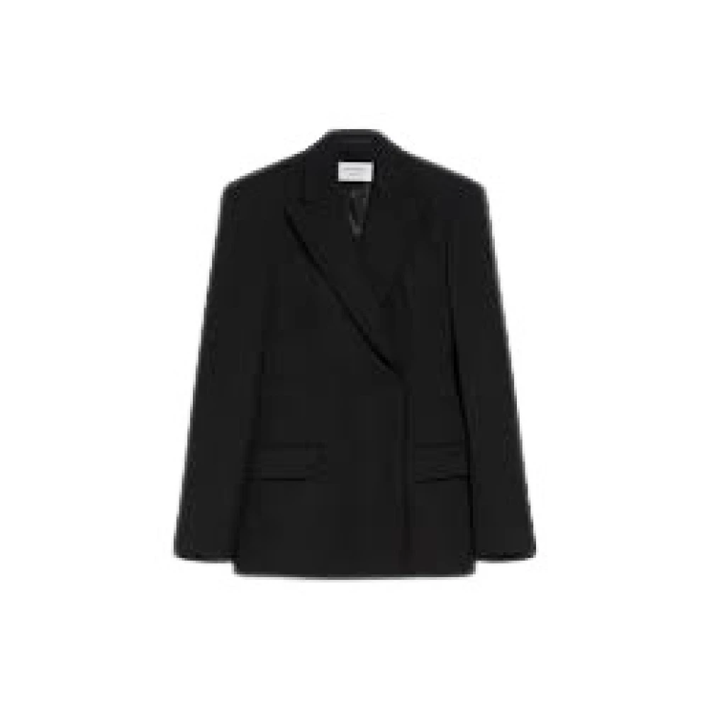 SPORTMAX Stijlvolle jas voor dagelijks gebruik Black Dames