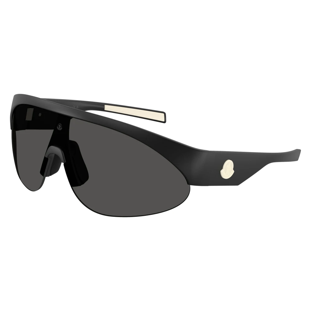 Moncler Unisex Black Myrr Oval Sunglasses - Sunglasses - 42 Mm - Accessories