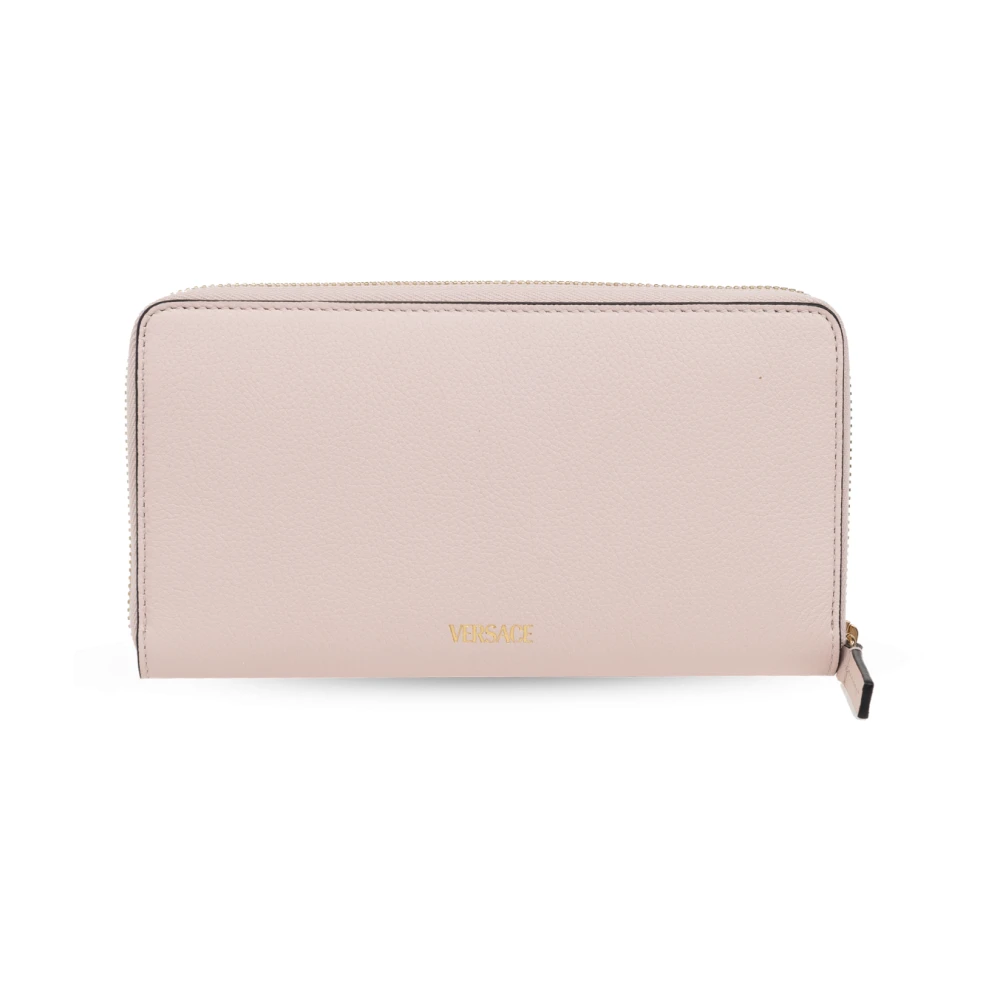 Versace Portemonnee met logo Pink Dames