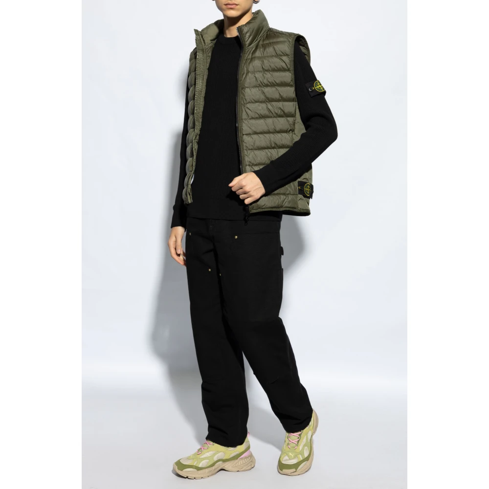 Stone Island Wollen trui Black Heren