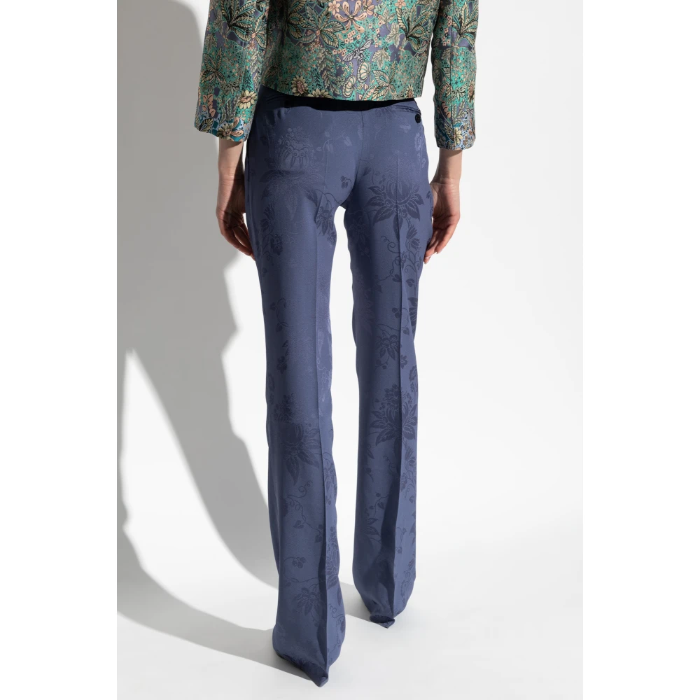 ETRO Geplooide broek Blue Dames