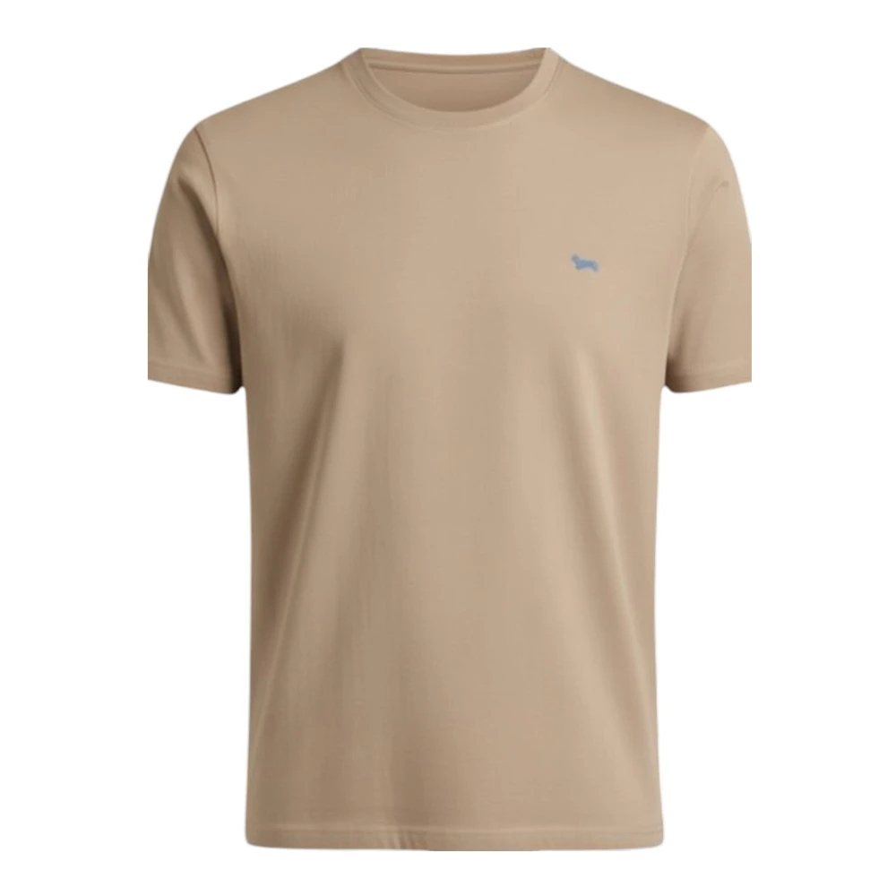 Harmont & Blaine Men's Beige Narrow-Fit Cotton T-Shirt - T-Shirts - 2XL - Tops