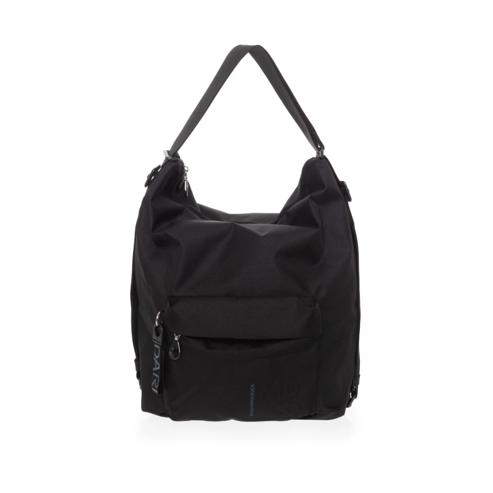 Mandarina Duck Women's Black Convertible Shoulder Bag Backpack Md20