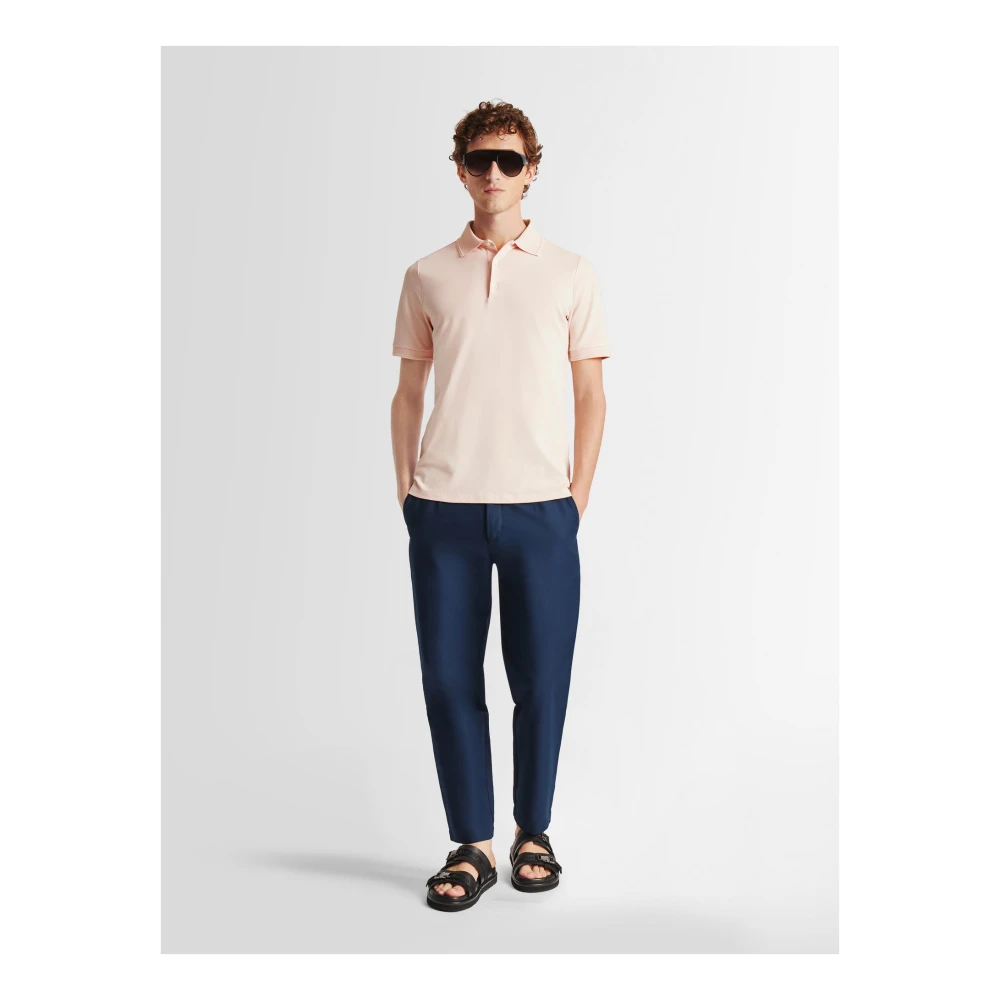 Fusalp Kortmouw Poloshirt Pink Heren