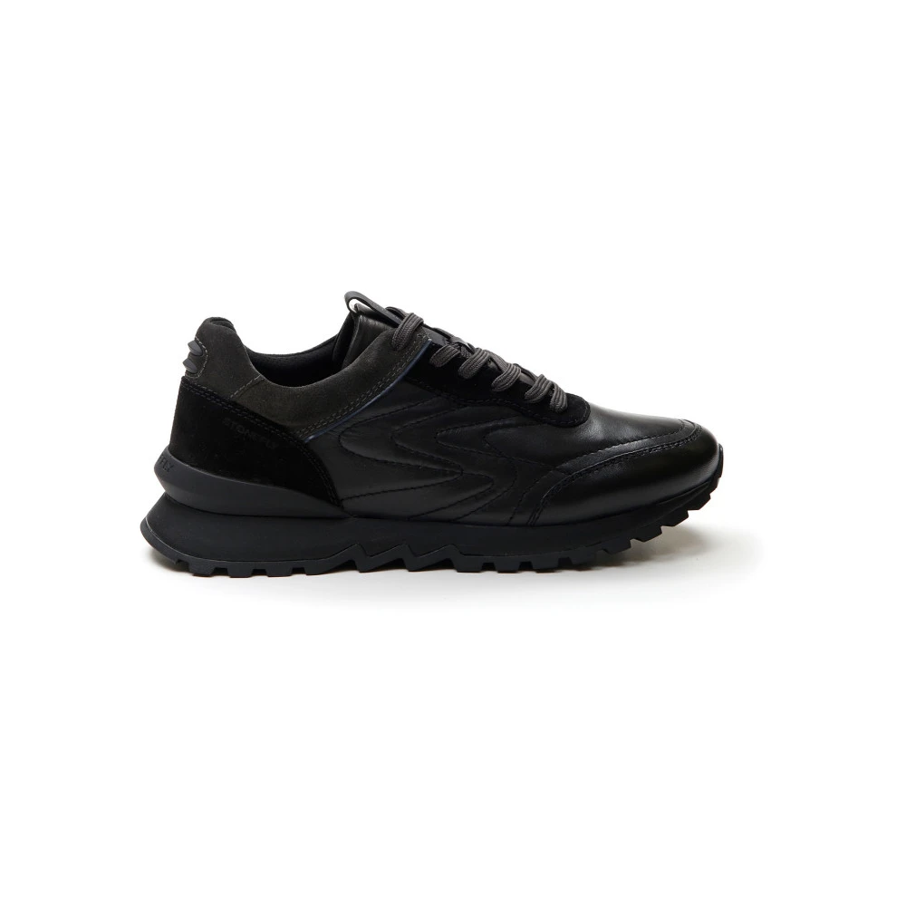 Stonefly Nappa Sneakers Heren Schoenen Zwart