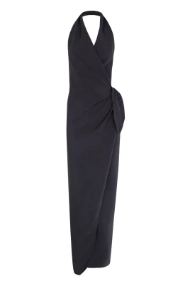 Mona Halterneck Maxi Klänning