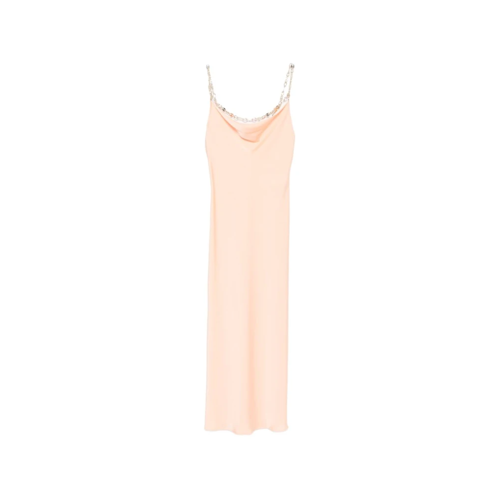 Rabanne Women's Pink Maxi Dresses, S, Dresses