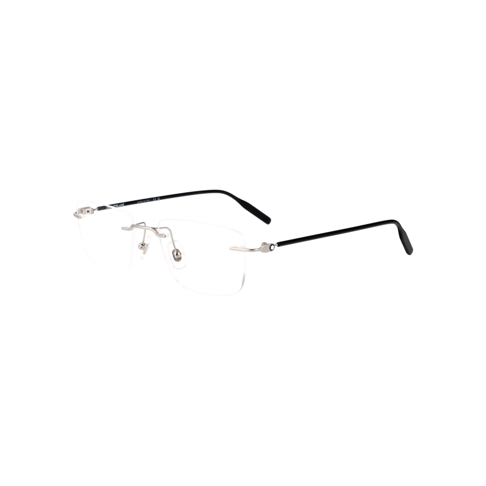 Montblanc Men's Gray Glasses, 53 Mm, Optical Frame