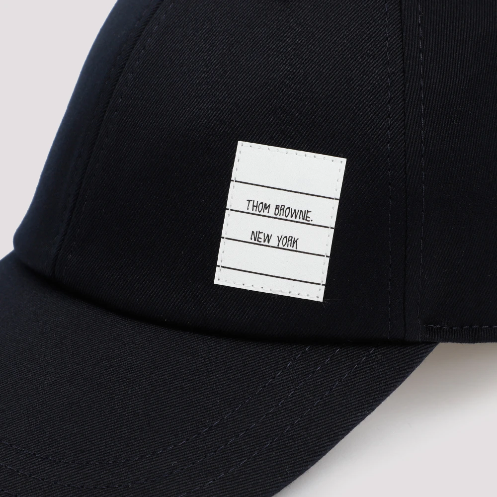 Thom Browne Blauwe Baseball Cap Accessoires Blue Heren