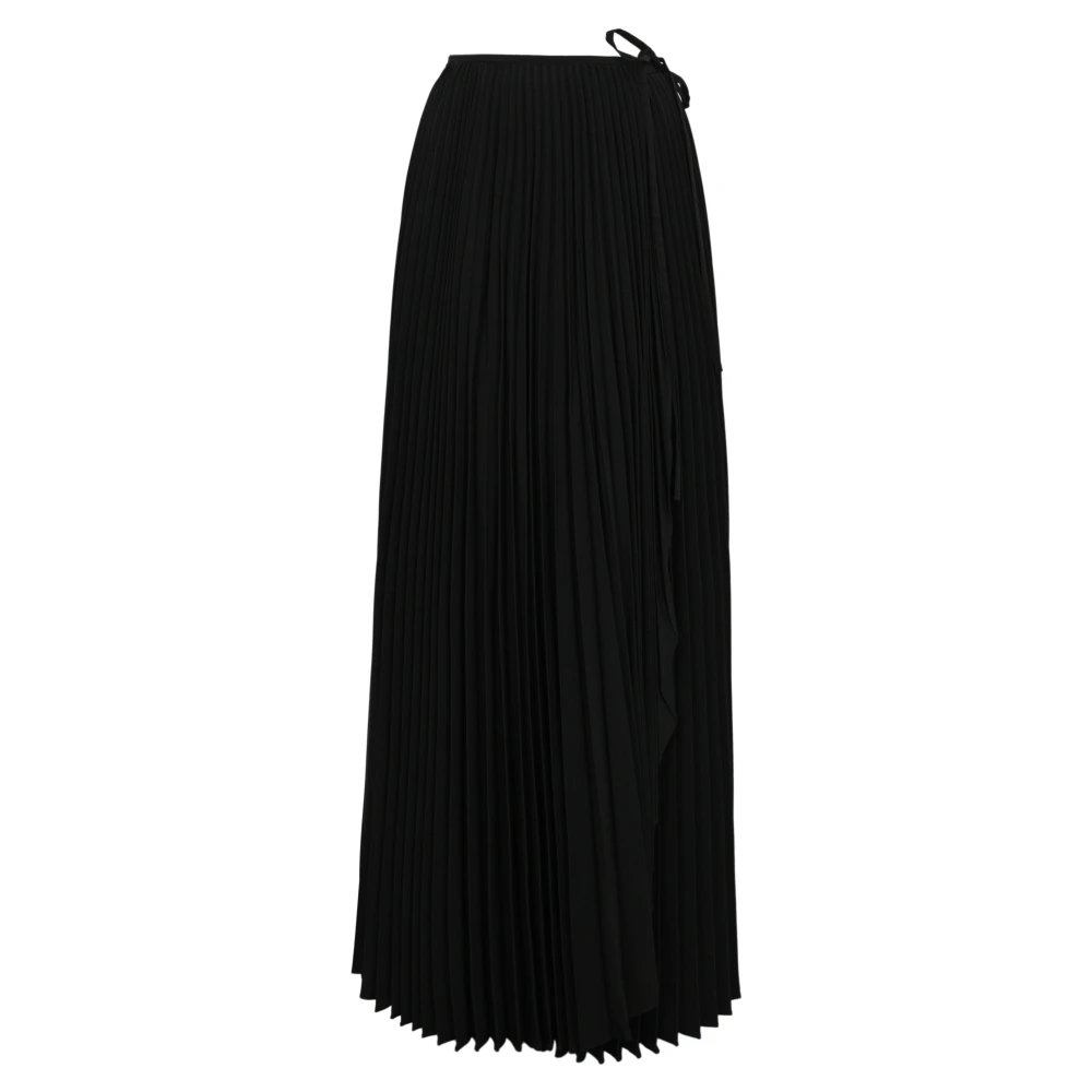 Twinset Zwarte Geplooide Rok Black Dames