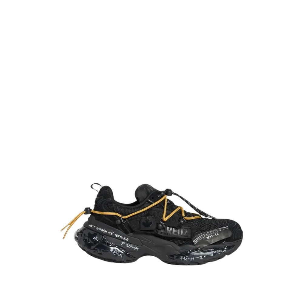 Dsquared2 Trainers - Male - Sneakers - Black - 9 Uk - Shoes