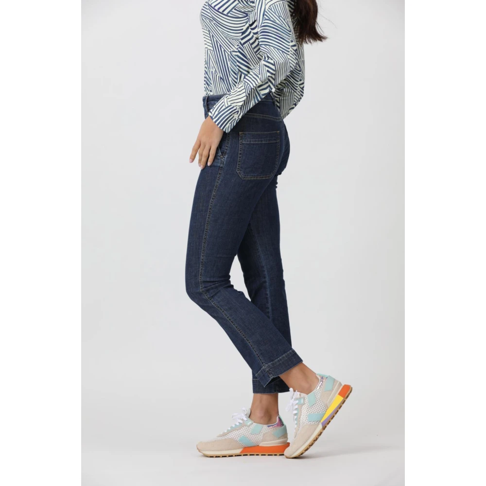 Re-Hash Monica-Z Broek Blue Dames