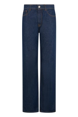 Mörkblå jeansbyxor