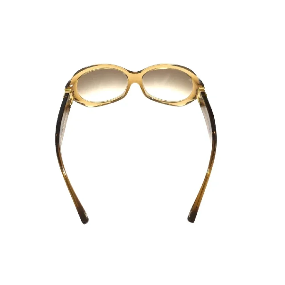 Louis Vuitton Vintage Pre-owned Plastic sunglasses Brown Dames