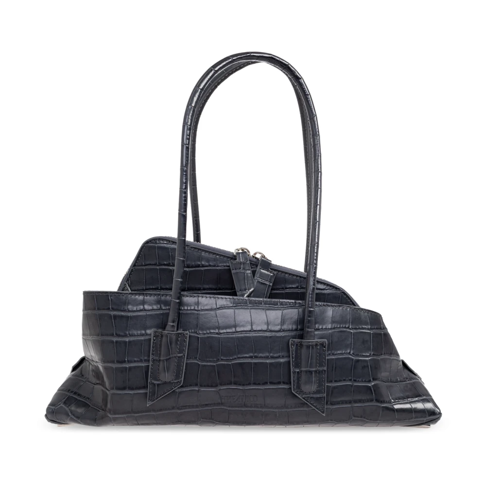 The Attico Gray Handbags, Female, One Size, La Passeggiata Small Handbag