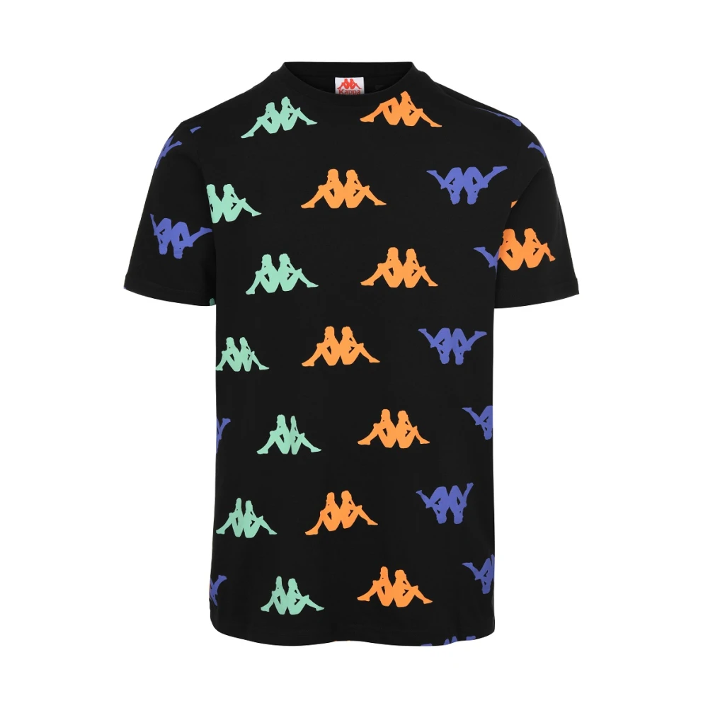 Kappa Korte Mouw T-shirt Black Heren
