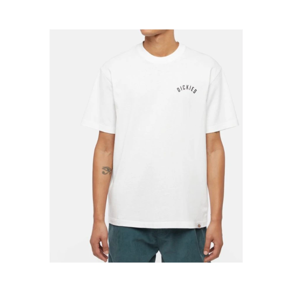 Dickies Heren Panther Tee Korte Mouw White Heren