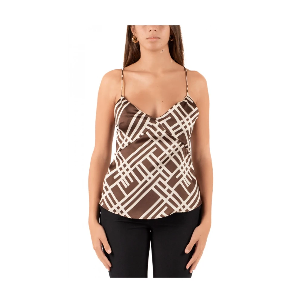 Liu Jo Stijlvolle Top Donna Brown Dames
