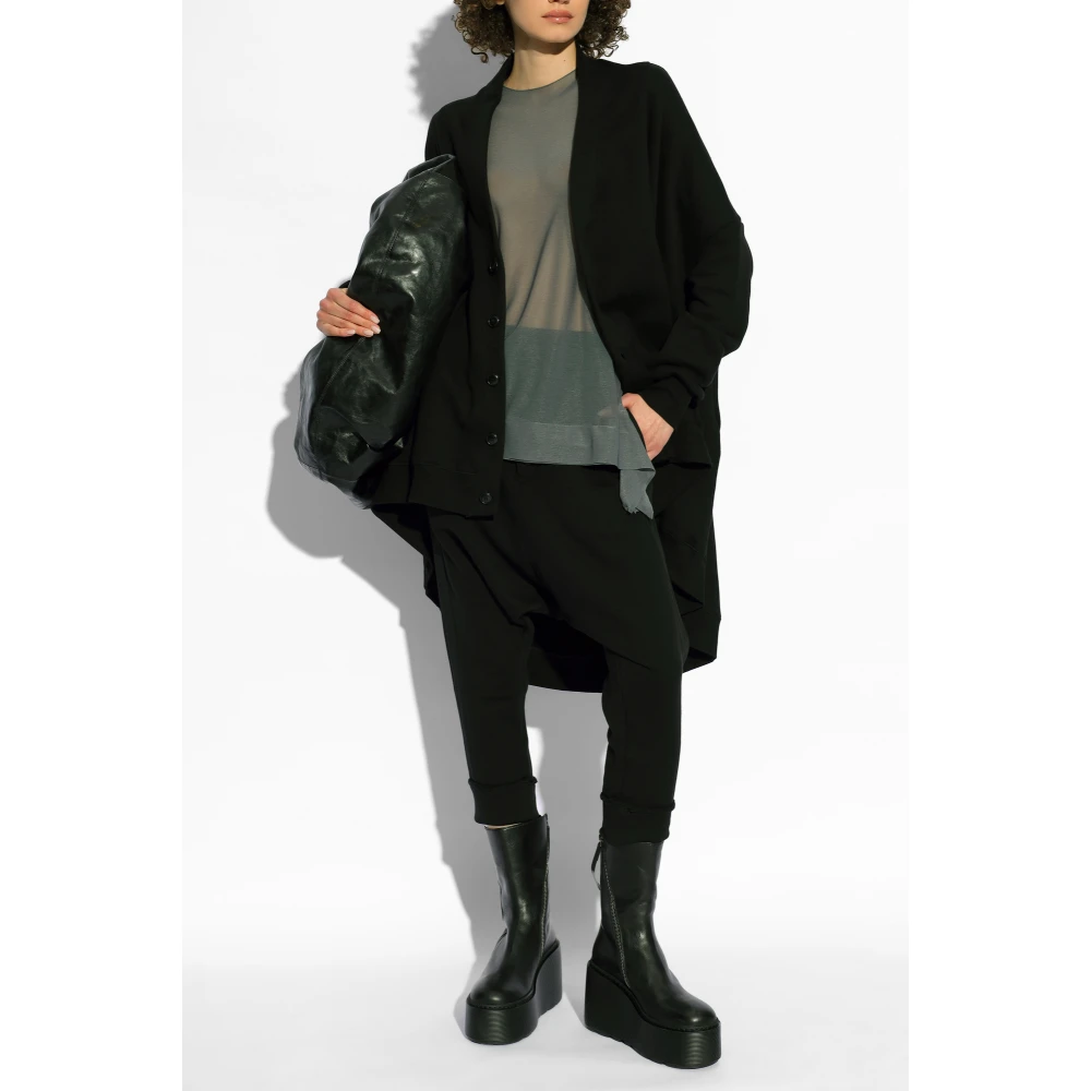 Y-3 Katoenen vest Black Dames