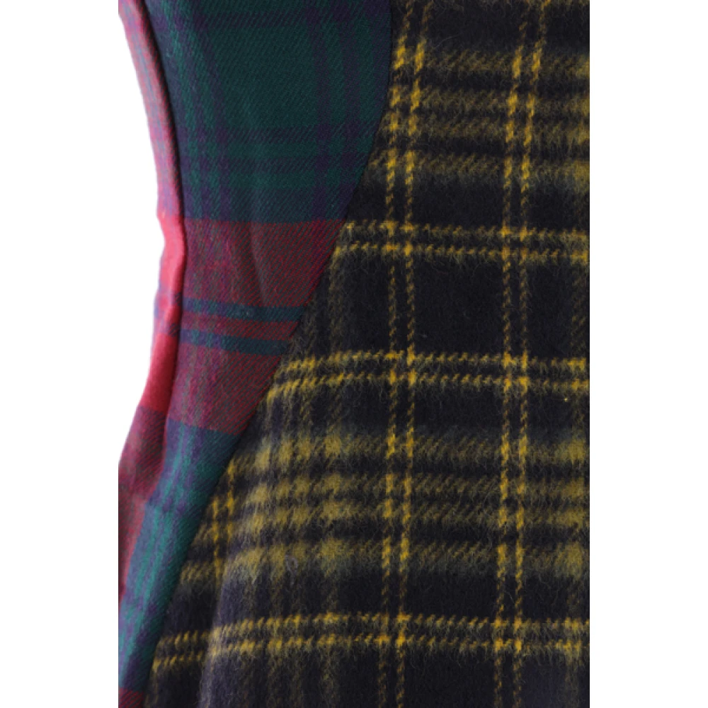 Rave Review Multicolor Tartan Patchwork Jurk Multicolor Dames