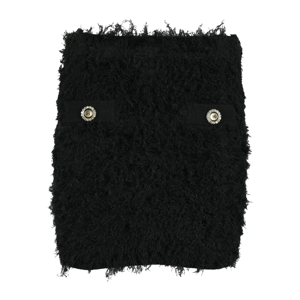 Pinko Zachte Gebreide Trui in Diverse Kleuren Black Dames
