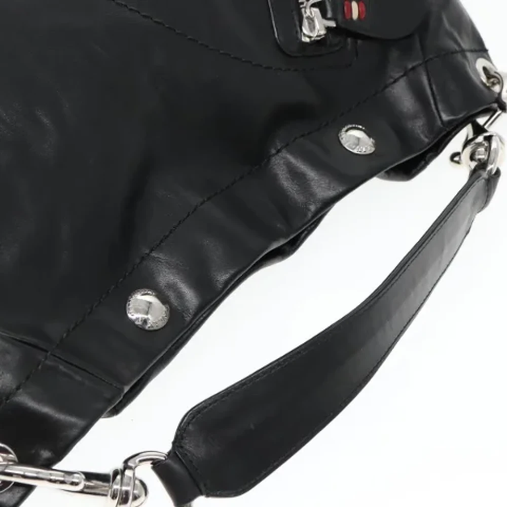 Bally Pre-owned Leather shoulder-bags Black Dames