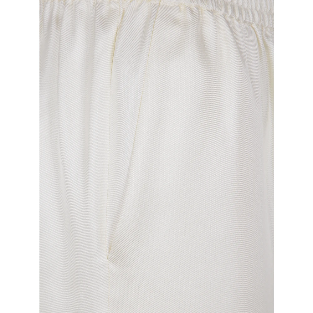 Loulou Studio Klassieke Alera Broek White Dames
