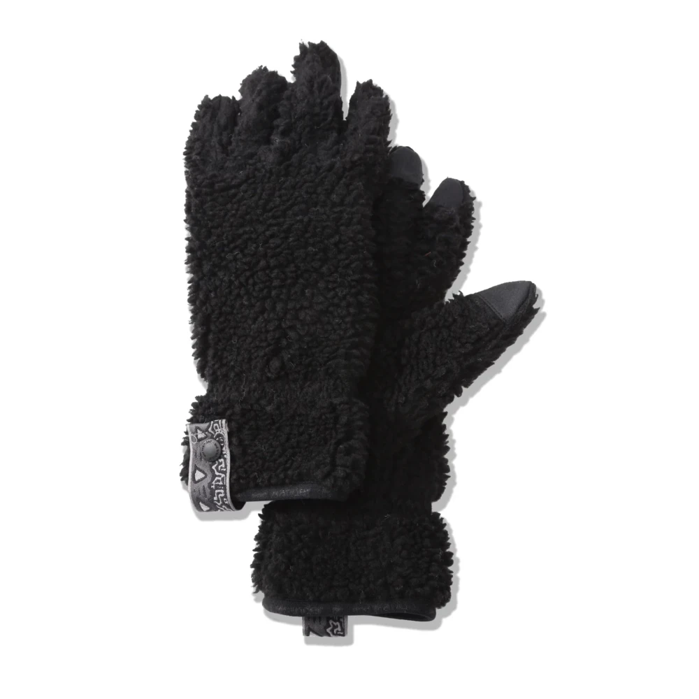 Gramicci Winter Fleece Handschoenen met Jacquard Tape Black Heren