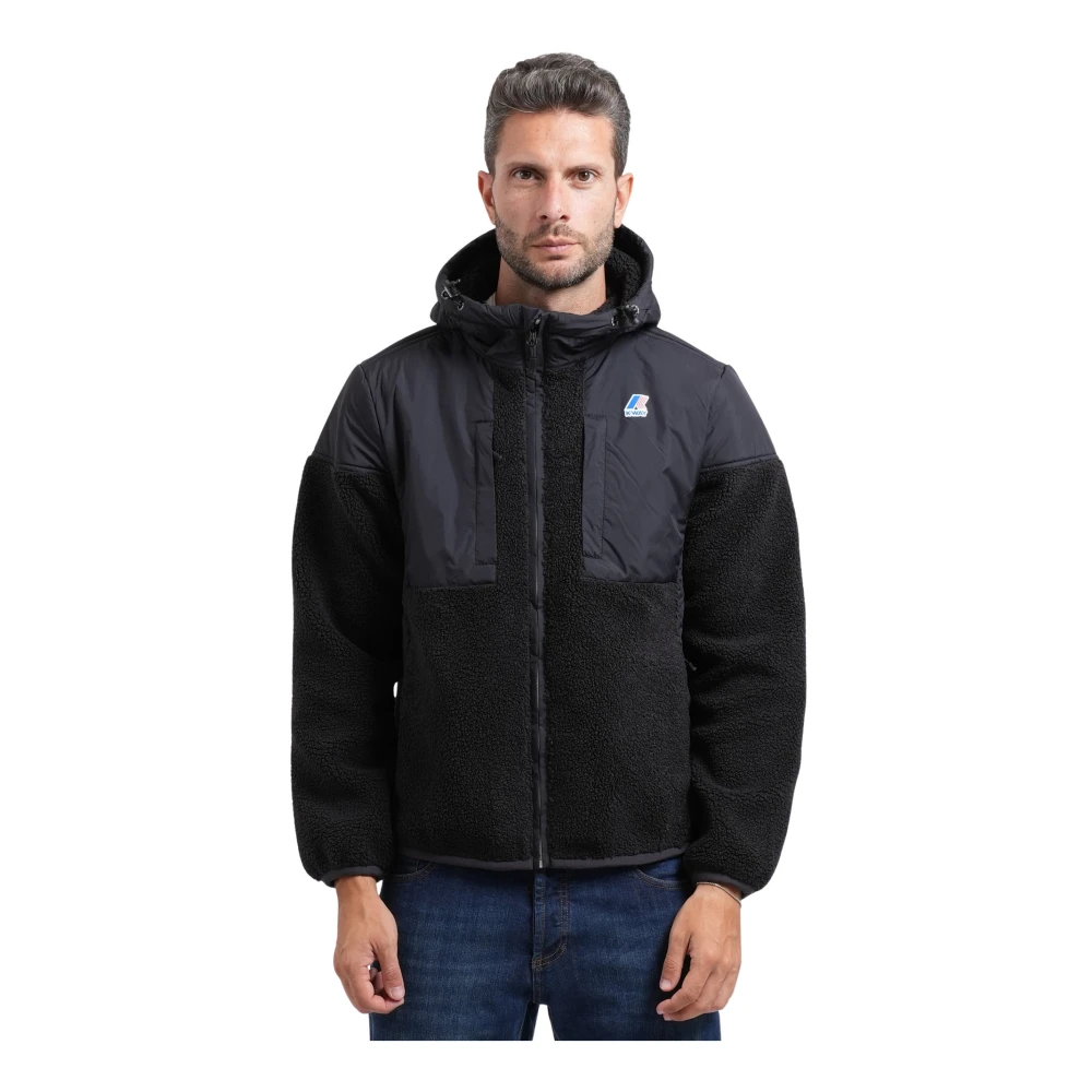 K-Way Samson 4.0 Orsetto Fleece - Male - Winter Jackets - Black - M - Jackets