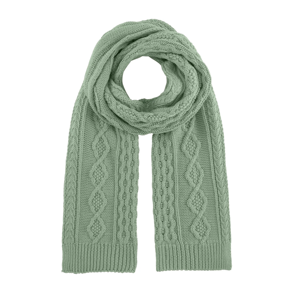 American Dreams Katoenen Sjaal in Stoffig Groen Green Dames