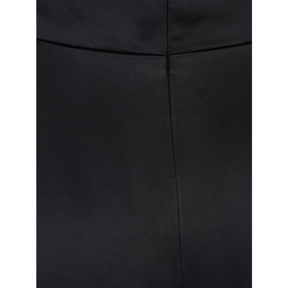 Vivienne Westwood Zwarte Gedrapeerde Cowl Neck Jurk Black Dames