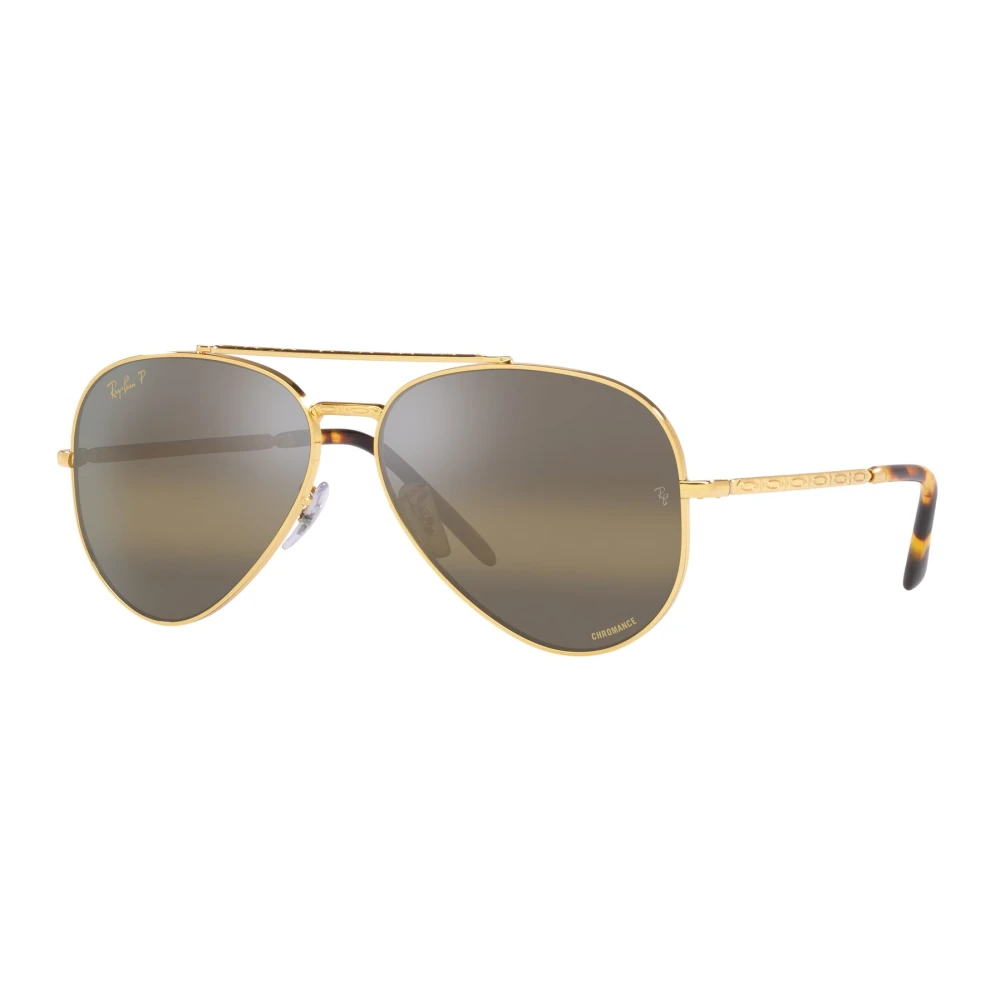 Ray-Ban Unisex Yellow Sunglasses,, Aviator Polarized Sunglasses Medium