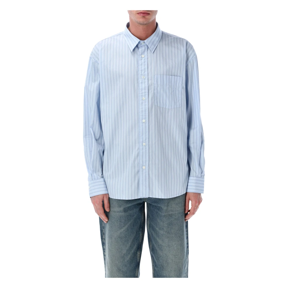 Sunflower Men's Blue Casual Shirts, L, New Base Shirt
