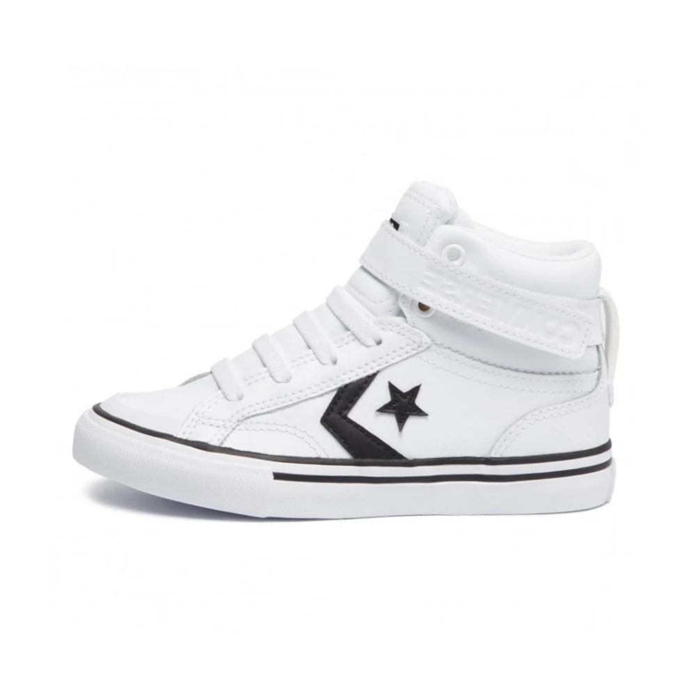 Converse Pro Blaze Strap Läder Sneaker White, Pojke