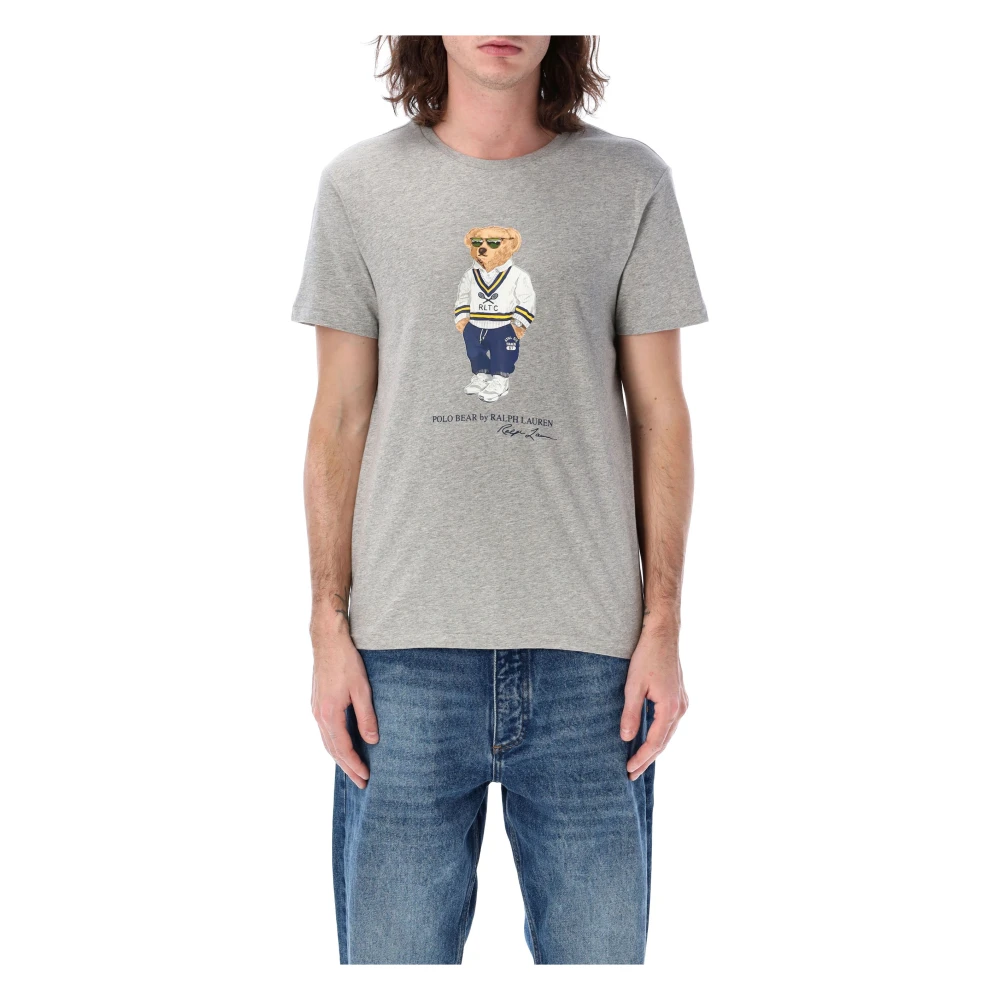 Polo Ralph Lauren Bear Short Sleeve Tee Gray Heren