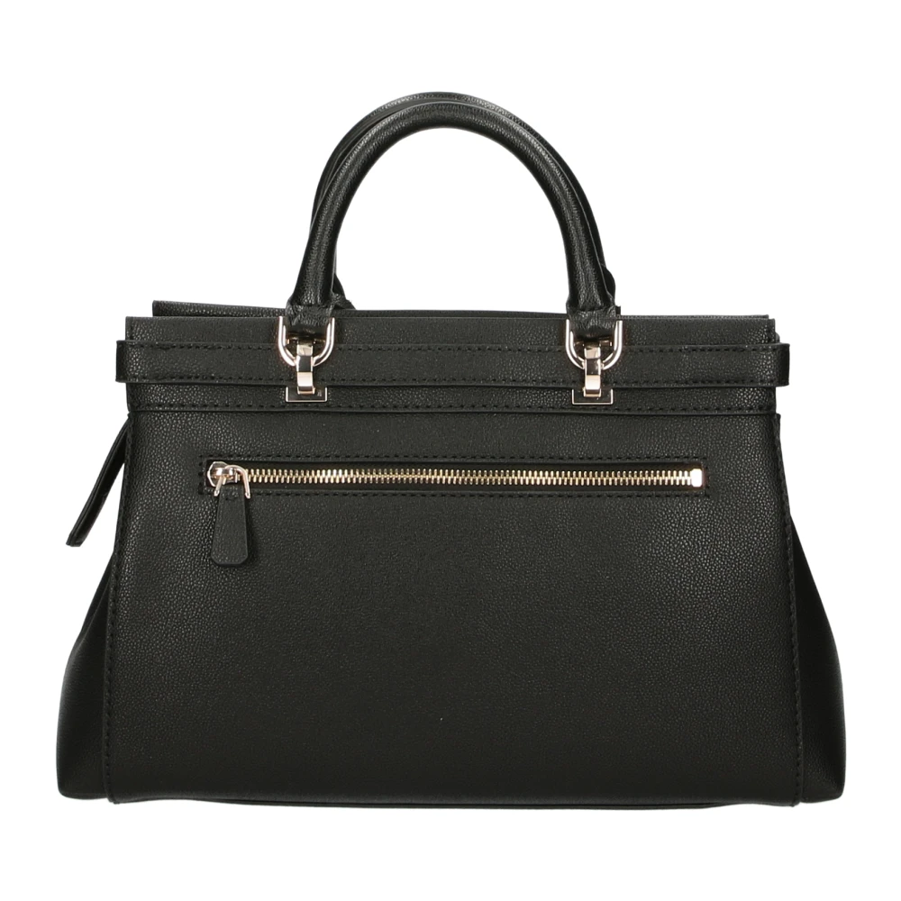Guess Zwarte ECO ALI Luxe Satchel Black Dames