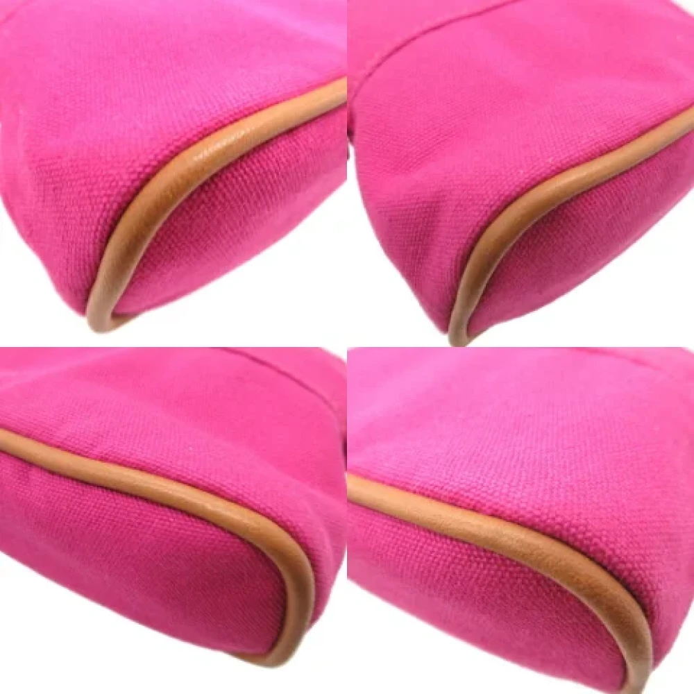 Hermès Vintage Pre-owned Canvas pouches Pink Dames