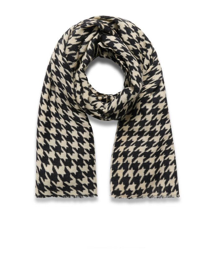 echarpe-pied-de-poule-noire