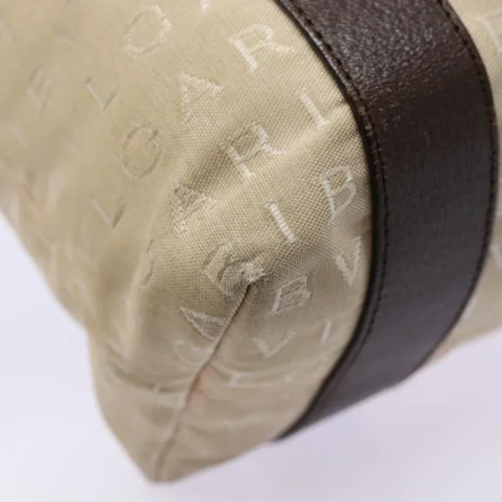 Bvlgari Vintage Pre-owned Canvas totes Beige Dames
