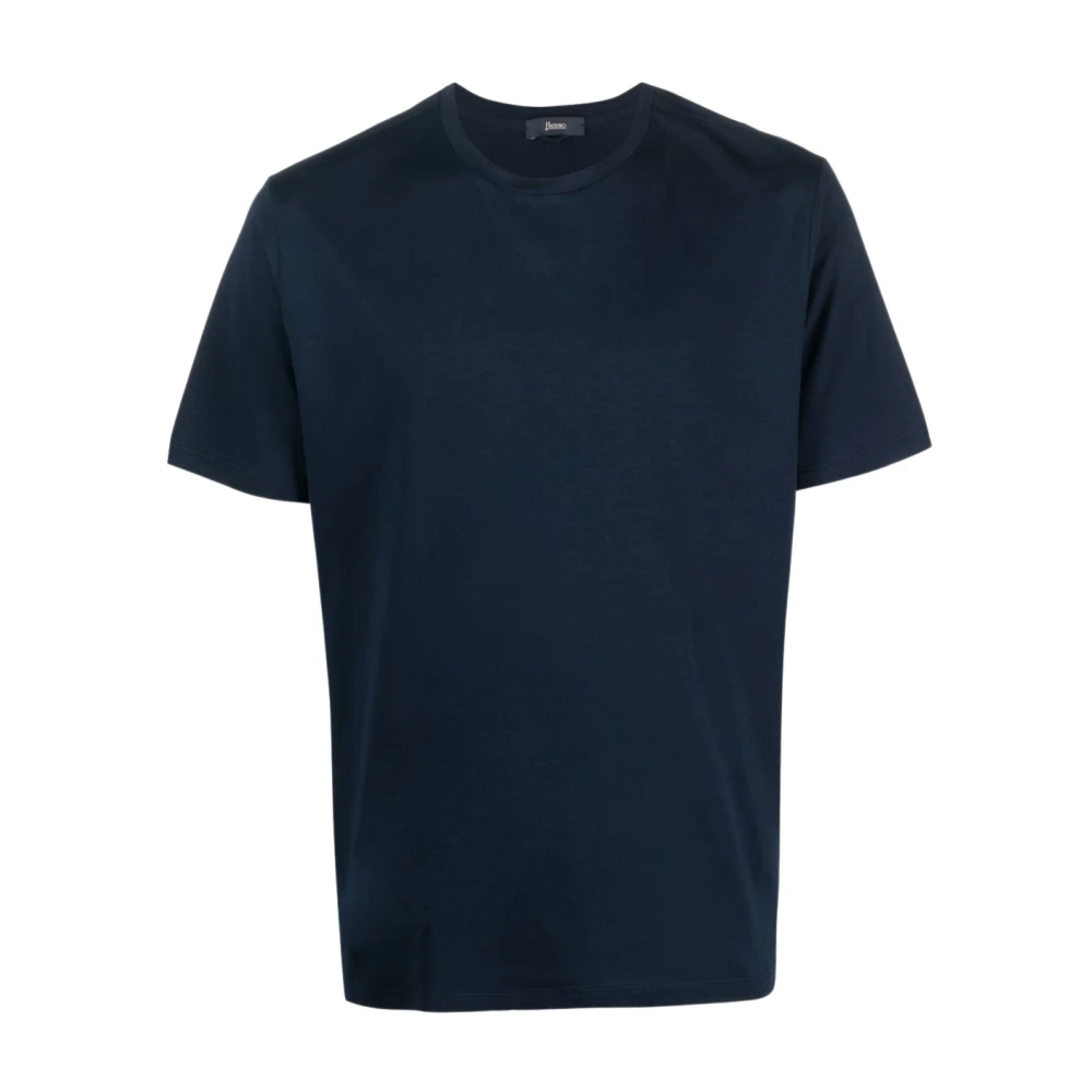 Herno Stijlvol Heren T-Shirt 9200 Blue Heren
