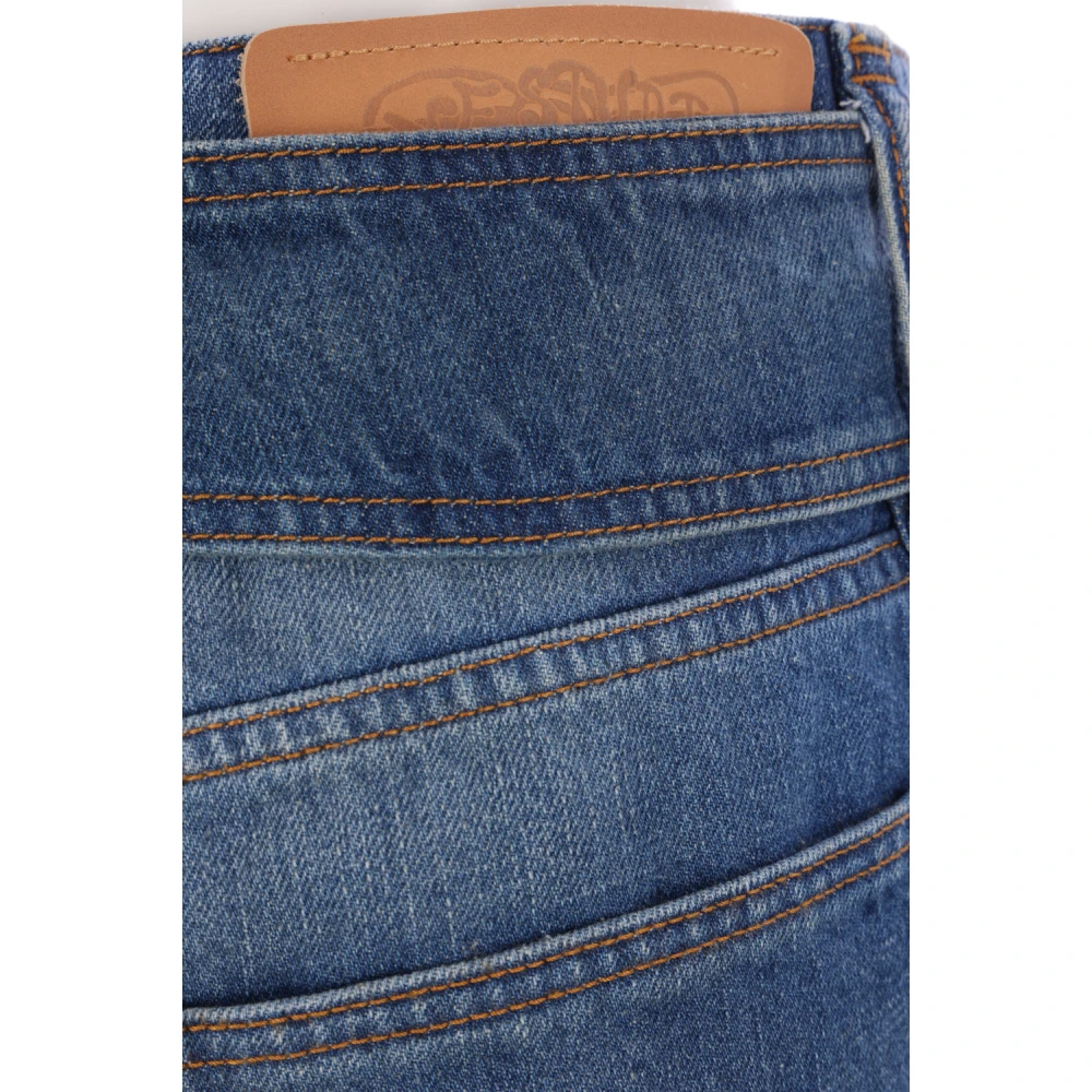 Acne Studios Wijde Pijp Denim Jeans Blue Dames