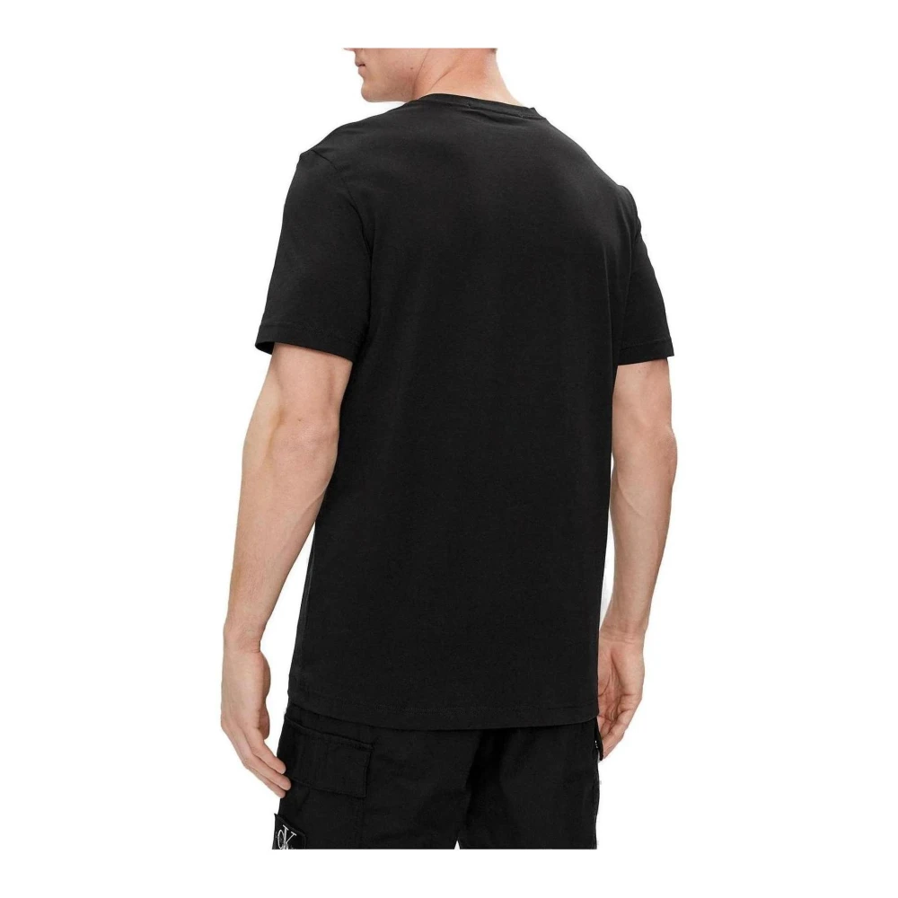 Calvin Klein Jeans Monogram Echo Heren T-Shirt Lente Zomer Black Heren