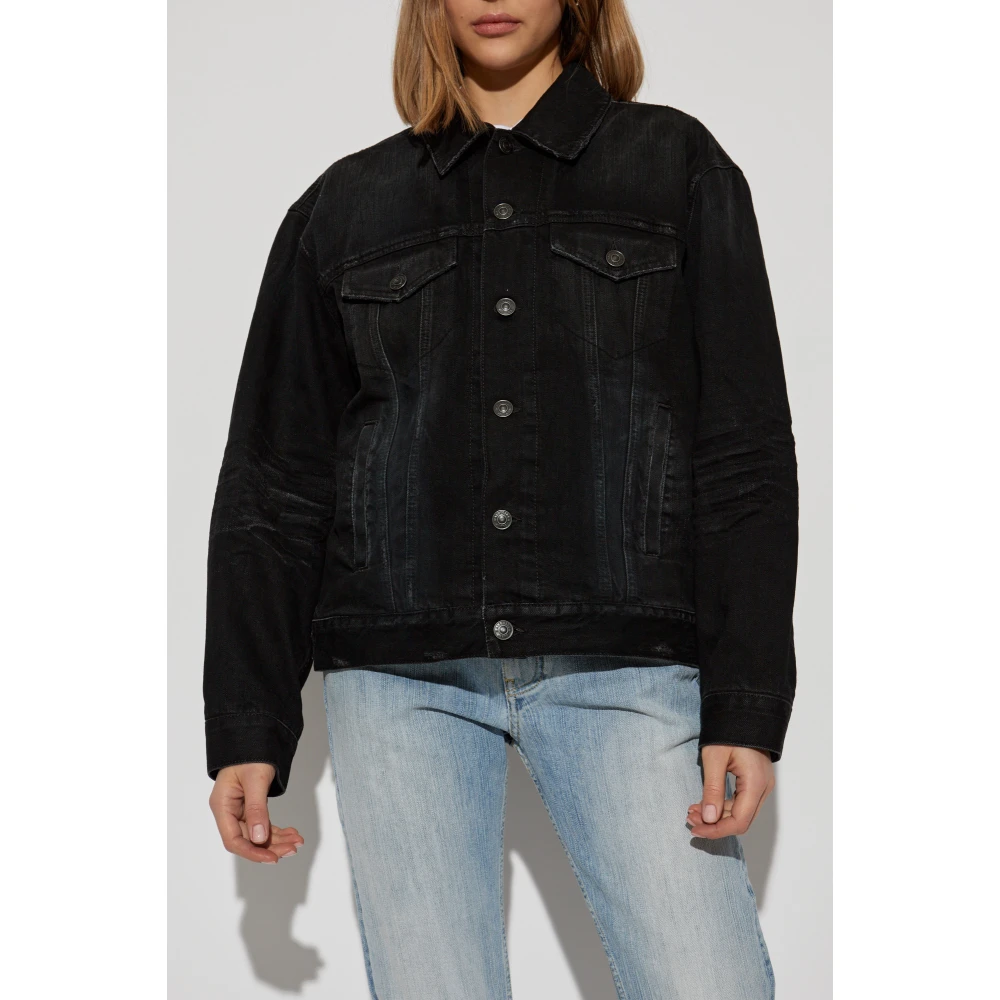 Balenciaga Spijkerjas met vintage-effect Black Dames