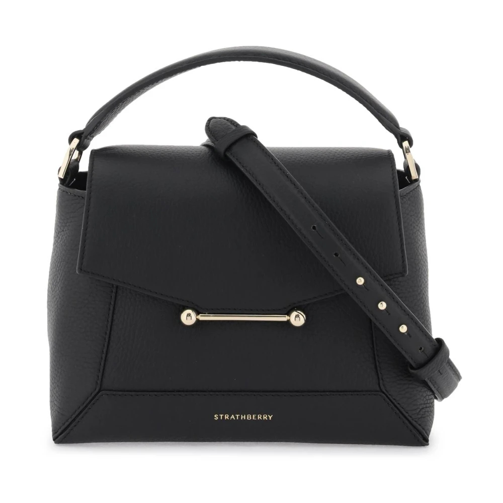 Strathberry Stijlvolle Mozaïek Handtas Black Dames
